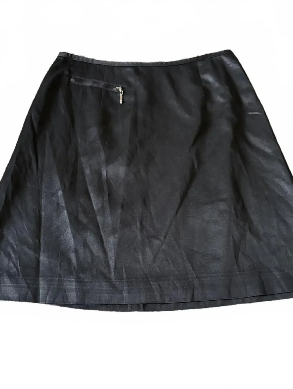 Express Design Studio Black A Line Skirt Women’s 7/8 90s Minimalist